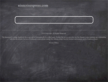 Tablet Screenshot of nisecrisexpress.com